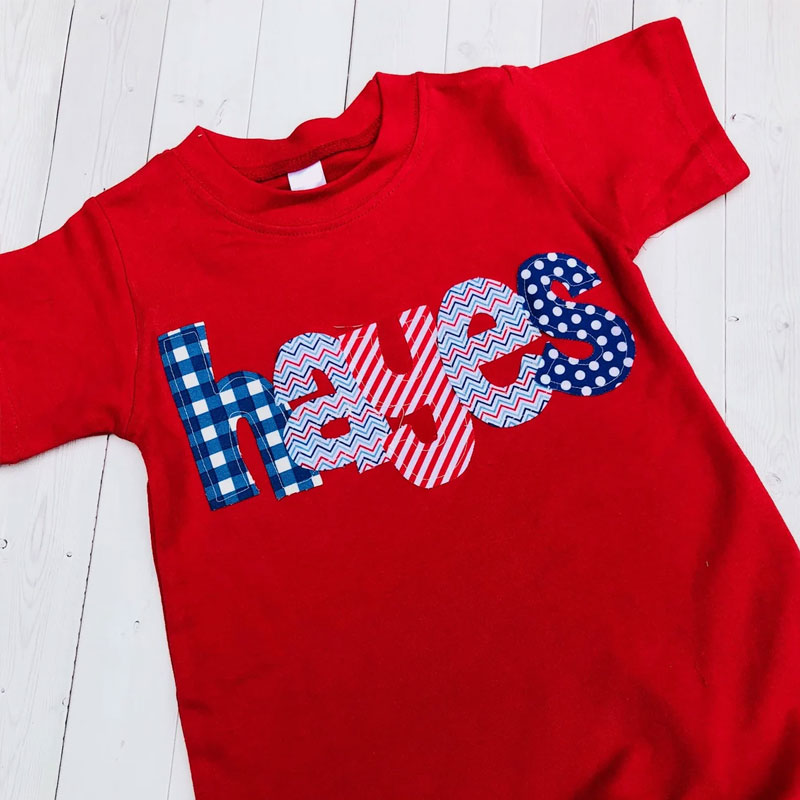 Personalized July 4th Baby Summer Romper