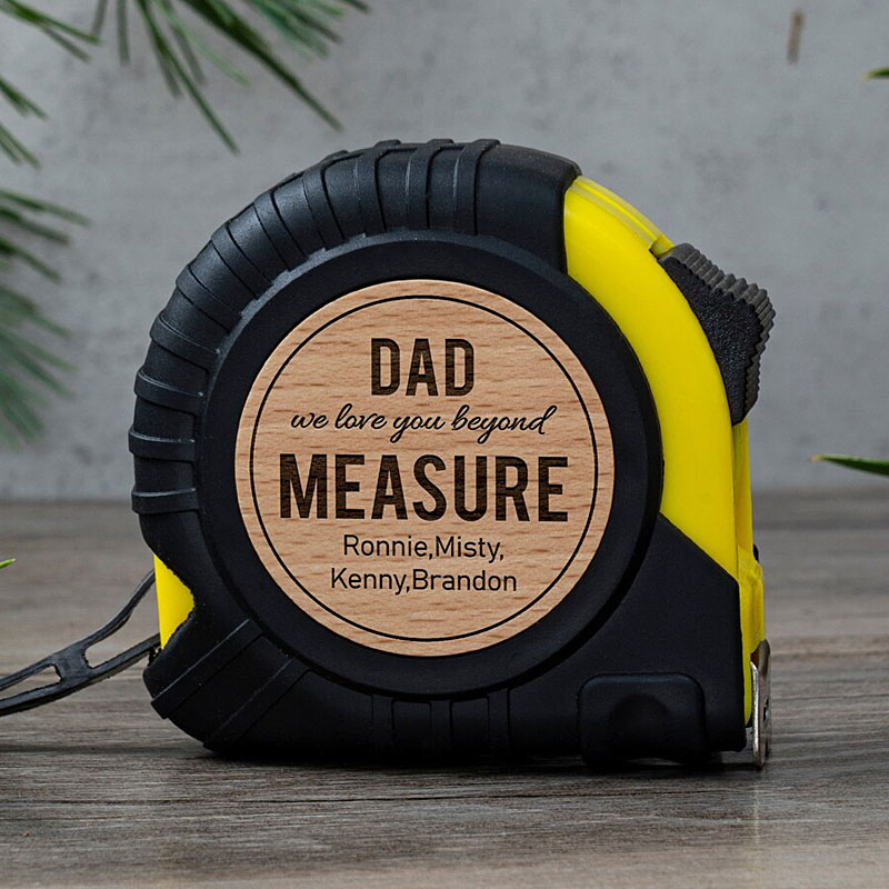 Engraved Tape Measure, Personalized Father's Day Gift