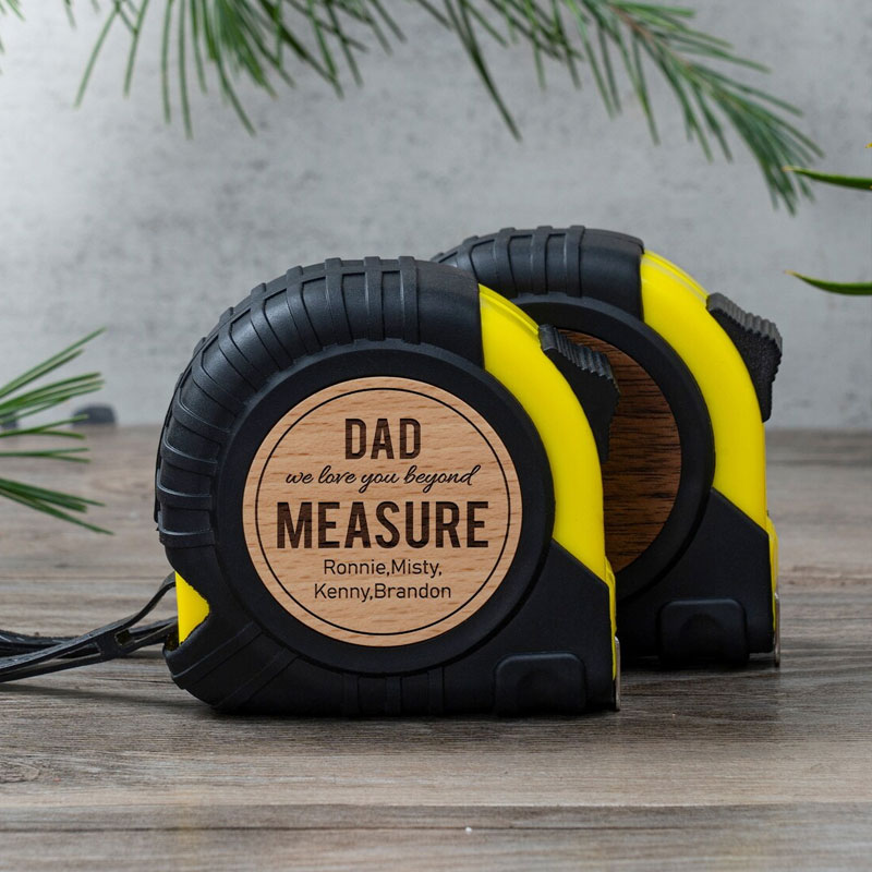 Engraved Tape Measure, Personalized Father's Day Gift
