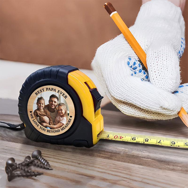 Custom Father's Day Gift, Personalized Tape Measure