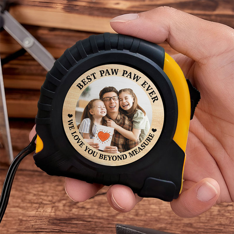 Custom Father's Day Gift, Personalized Tape Measure