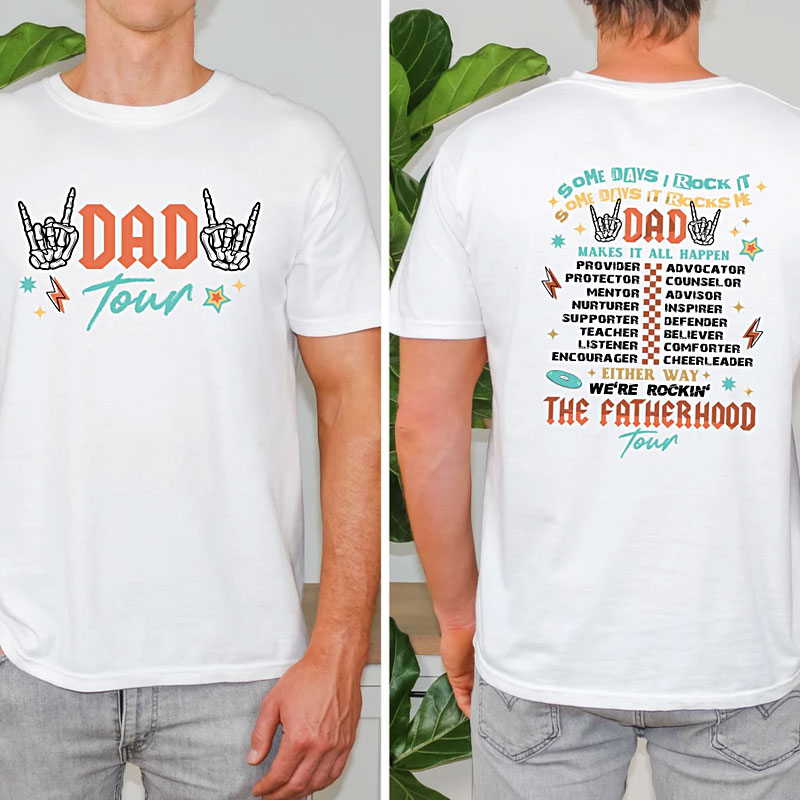 Some Days I Rock It Shirt, Dad Tour Shirt, Father's Day Gift