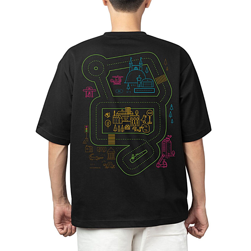 [Adult Tee]Road Map Road Game Dad T-shirt, Father's Day Gift