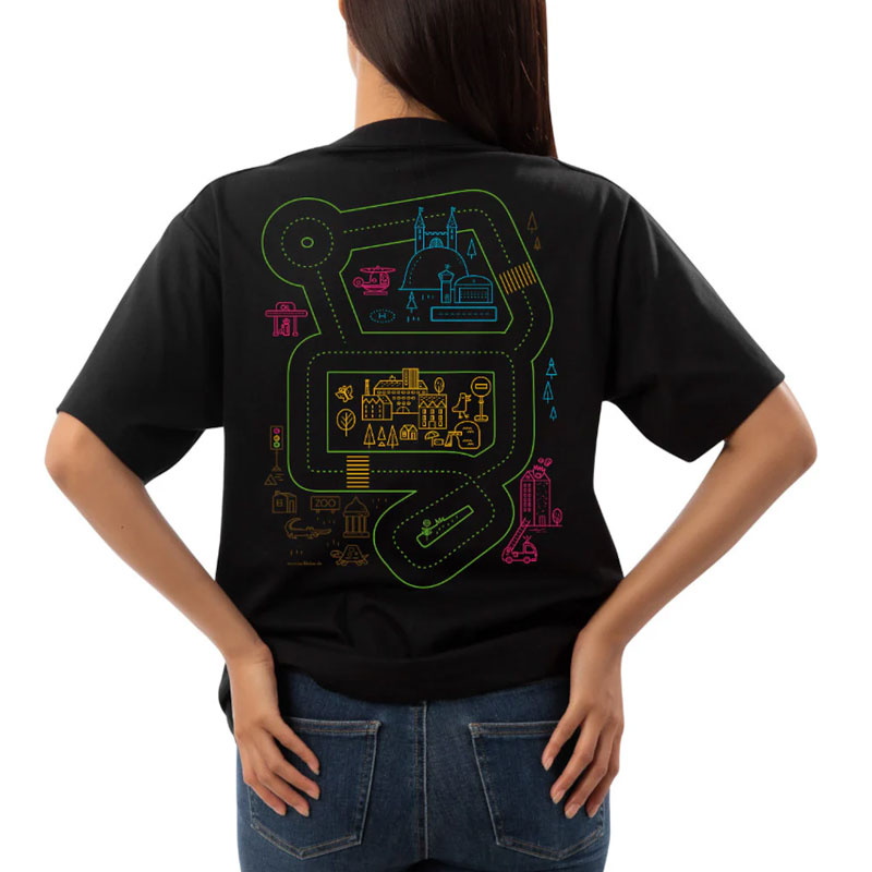 [Adult Tee]Road Map Road Game Dad T-shirt, Father's Day Gift