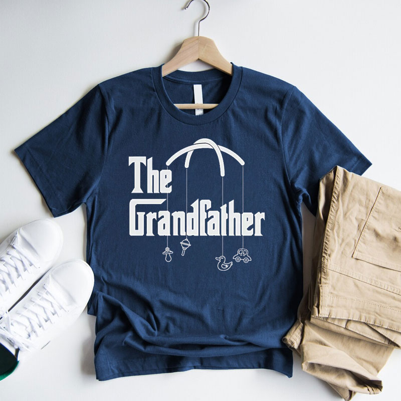 [Adult Tee] The Grandfather T-Shirt, Grandpa to Be Funny Shirt