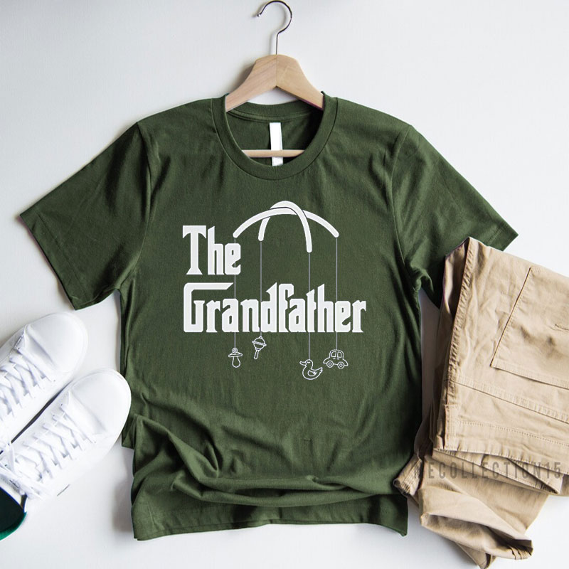 [Adult Tee] The Grandfather T-Shirt, Grandpa to Be Funny Shirt