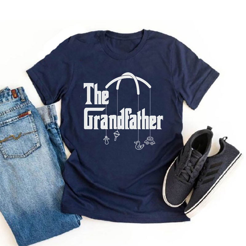 [Adult Tee] The Grandfather T-Shirt, Grandpa to Be Funny Shirt