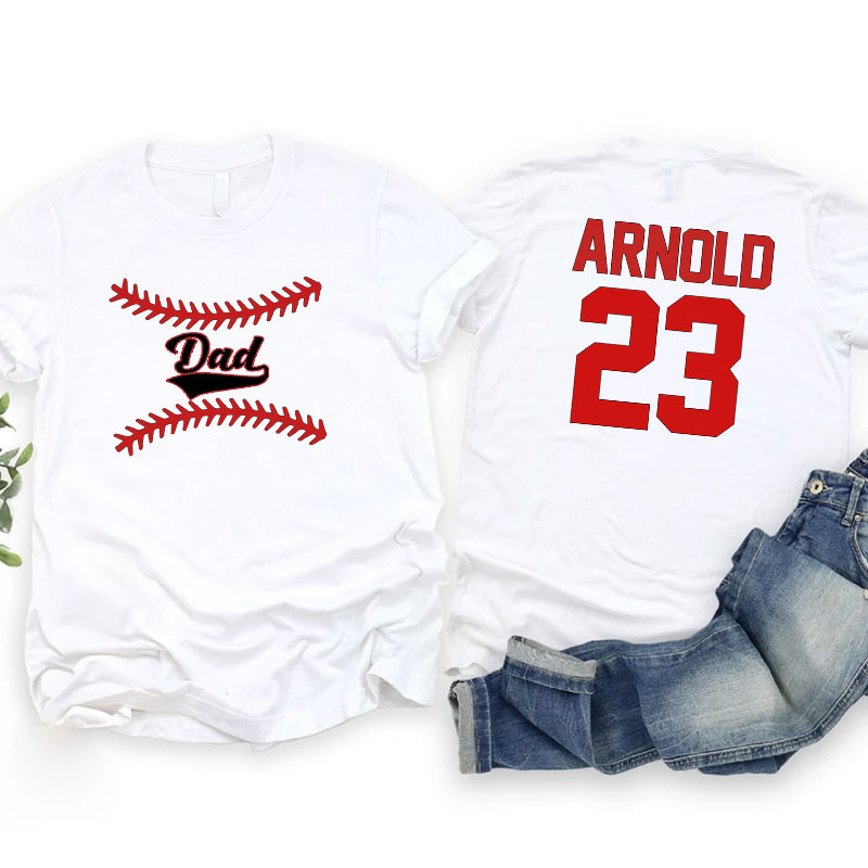 Personalized Sport Jersey T-shirt for Dad