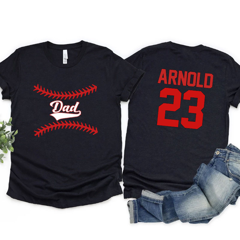 Personalized Sport Jersey T-shirt for Dad