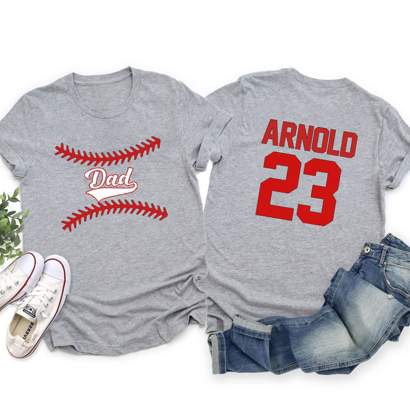 Personalized Sport Jersey T-shirt for Dad