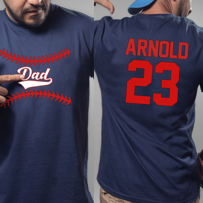 Personalized Sport Jersey T-shirt for Dad