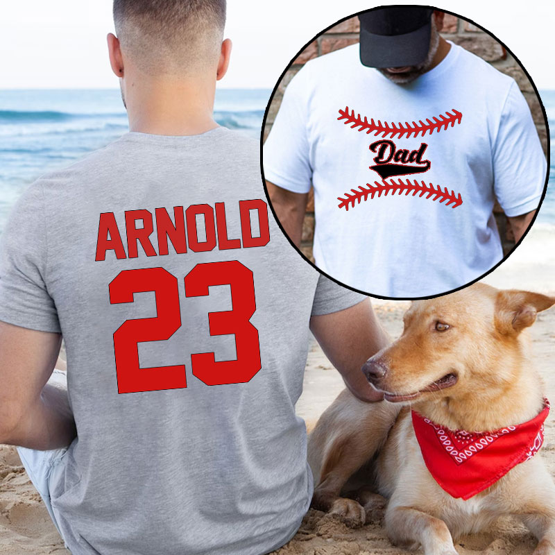 Personalized Sport Jersey T-shirt for Dad