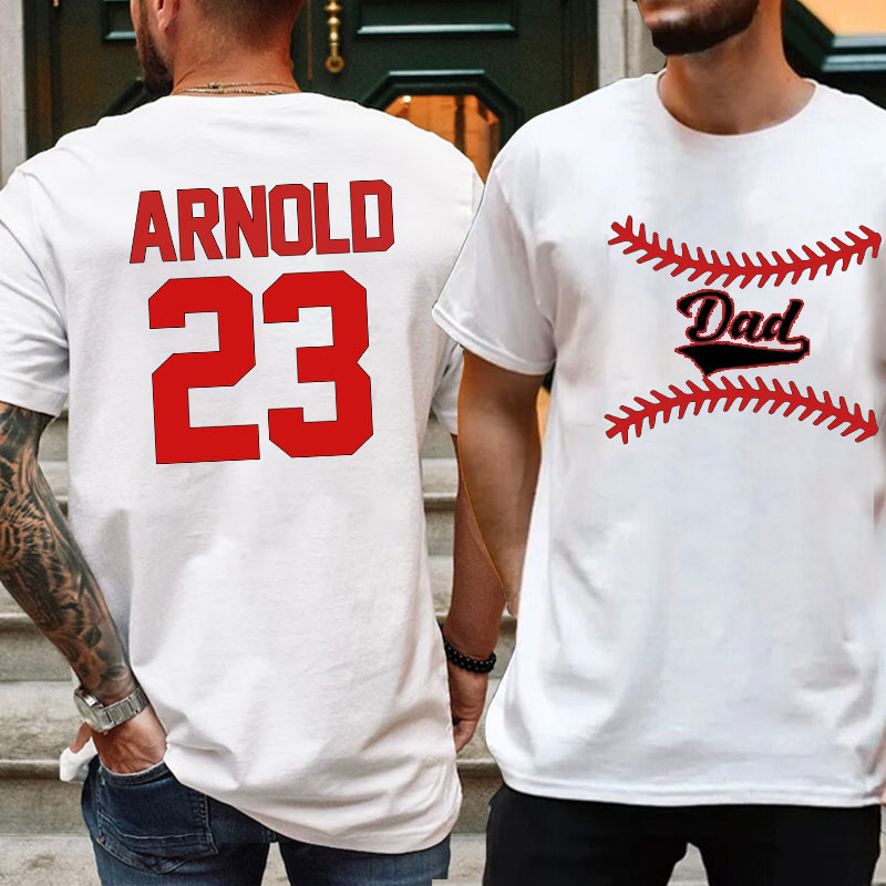 Personalized Sport Jersey T-shirt for Dad