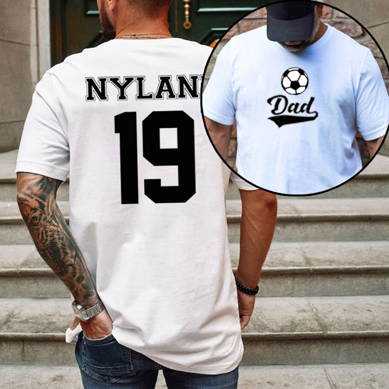 Personalized Sport Jersey T-shirt for Dad