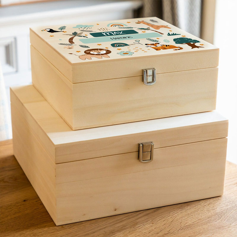 New Baby Keepsake Box - Gift For Newborn Mum Dad Parents