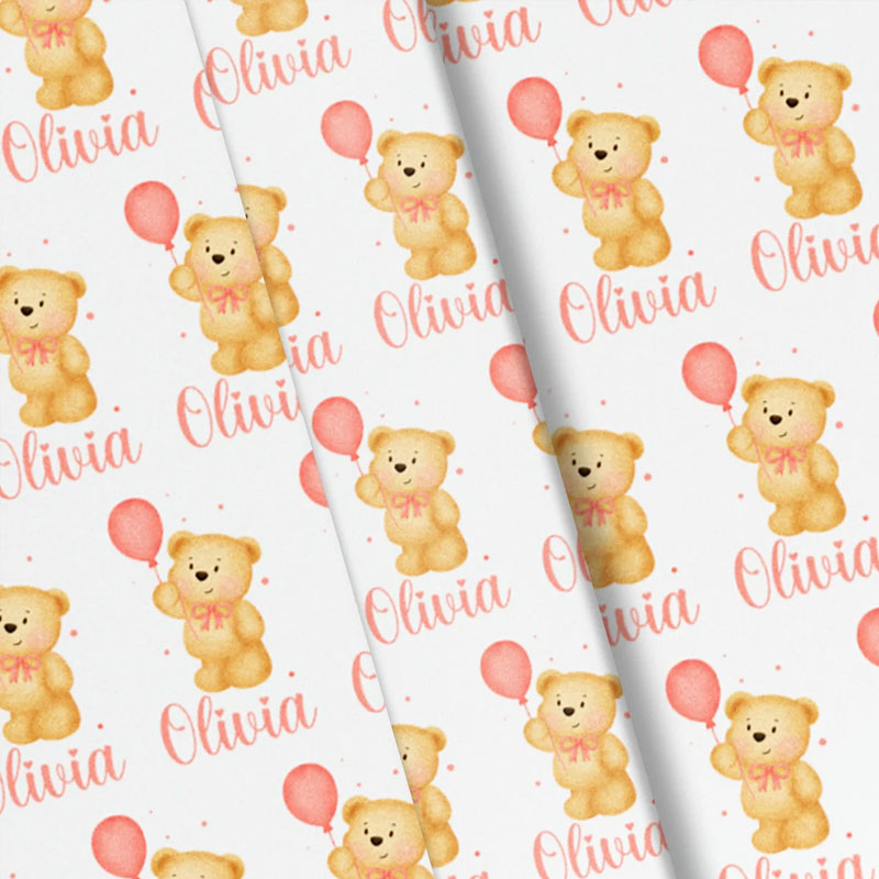 Personalised Kids Birthday Wrapping Paper Roll