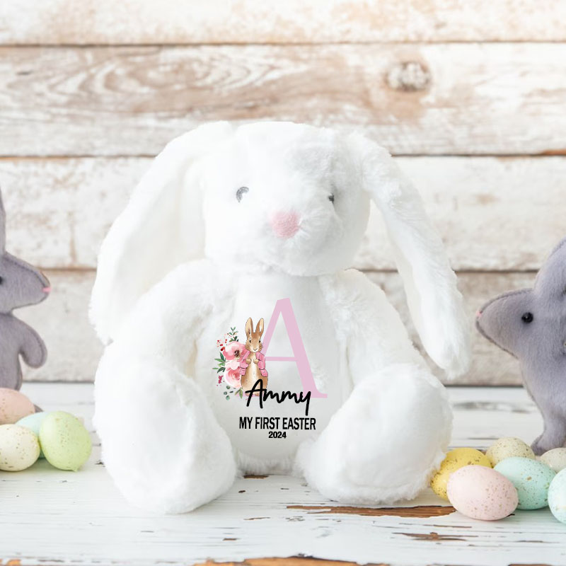 Newborn Bunny Rabbit Soft Plush, Easter Gift