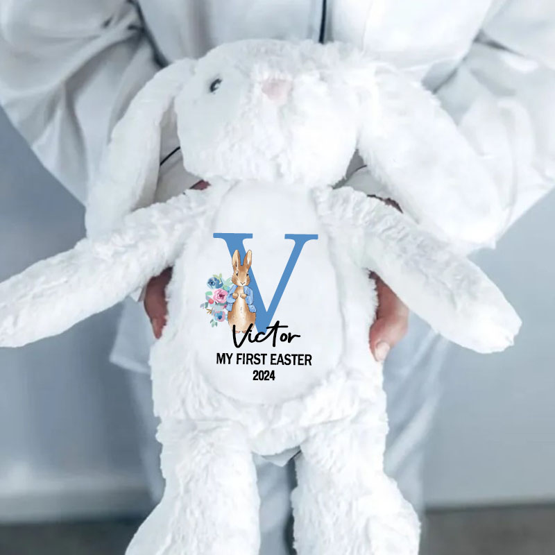 Newborn Bunny Rabbit Soft Plush, Easter Gift