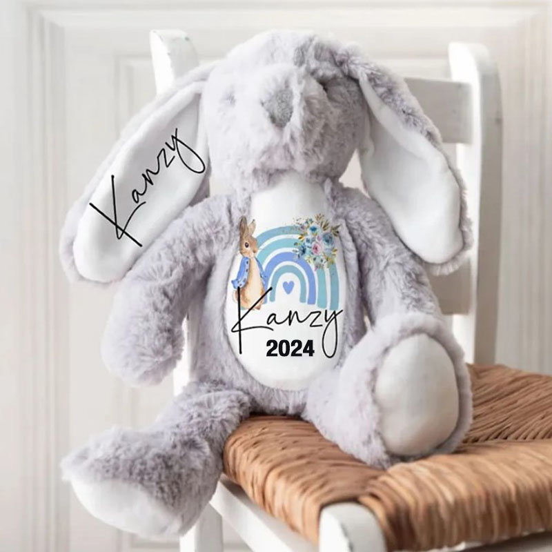 My First Easter Bunny Rainbow Rabbit Soft Plush