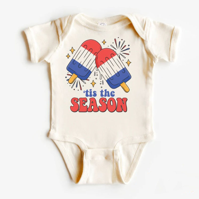[Baby Bodysuit]Fireworks Ice Cream Baby Bodysuit