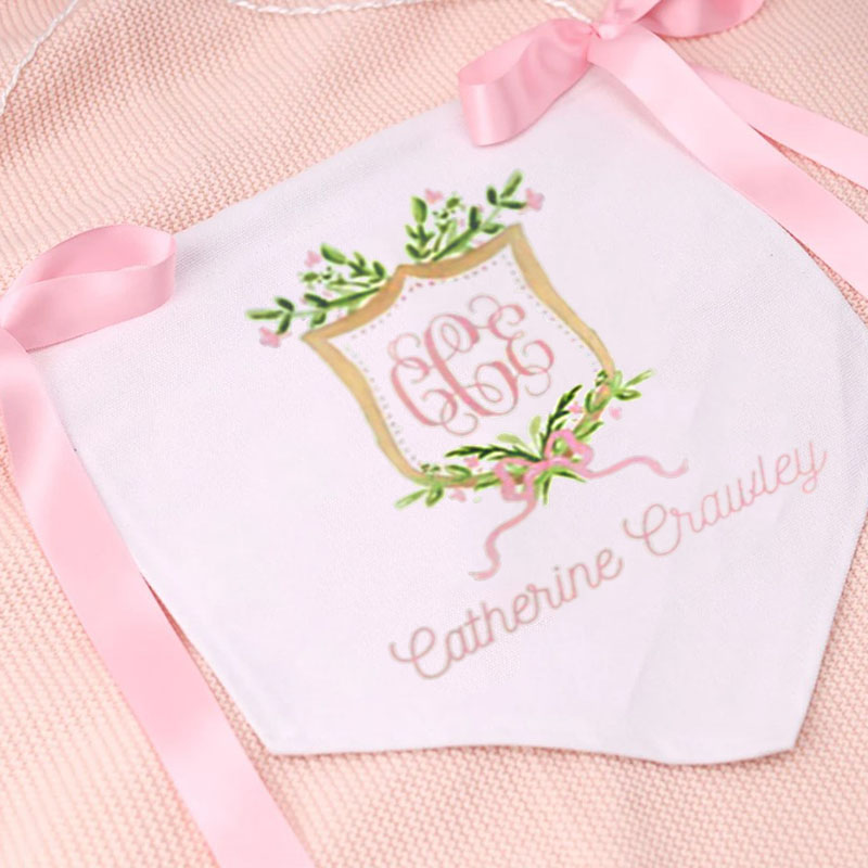 Personalized Foral with Name Welcome Banner with bows