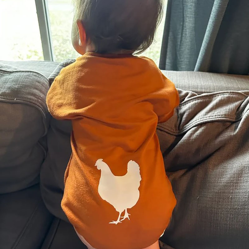 Guess What Chicken Butt Baby Romper