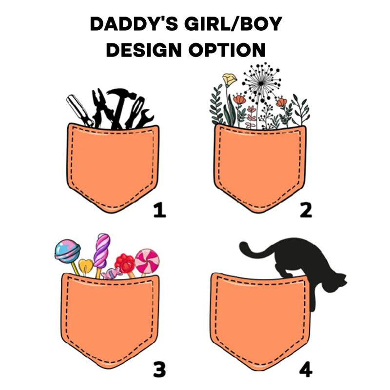 [Youth Shirt / 2-14 Years]Daddy & Daddy's Girl Flowers Kid Shirt
