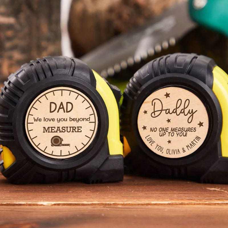 Personalized Engraved Tape Measuring Gift for Dad,Father's Day Gift