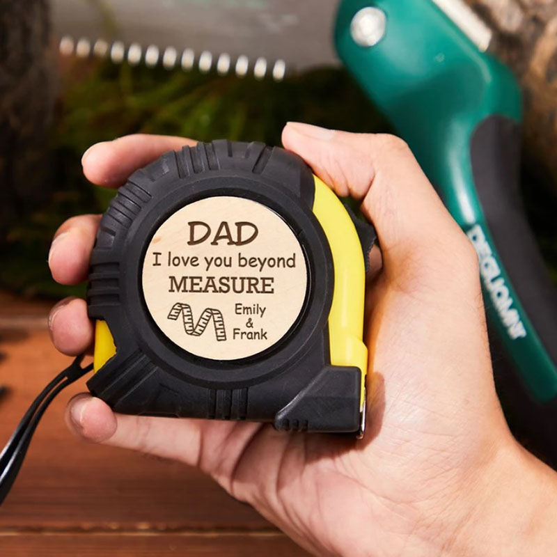 Personalized Engraved Tape Measuring Gift for Dad,Father's Day Gift