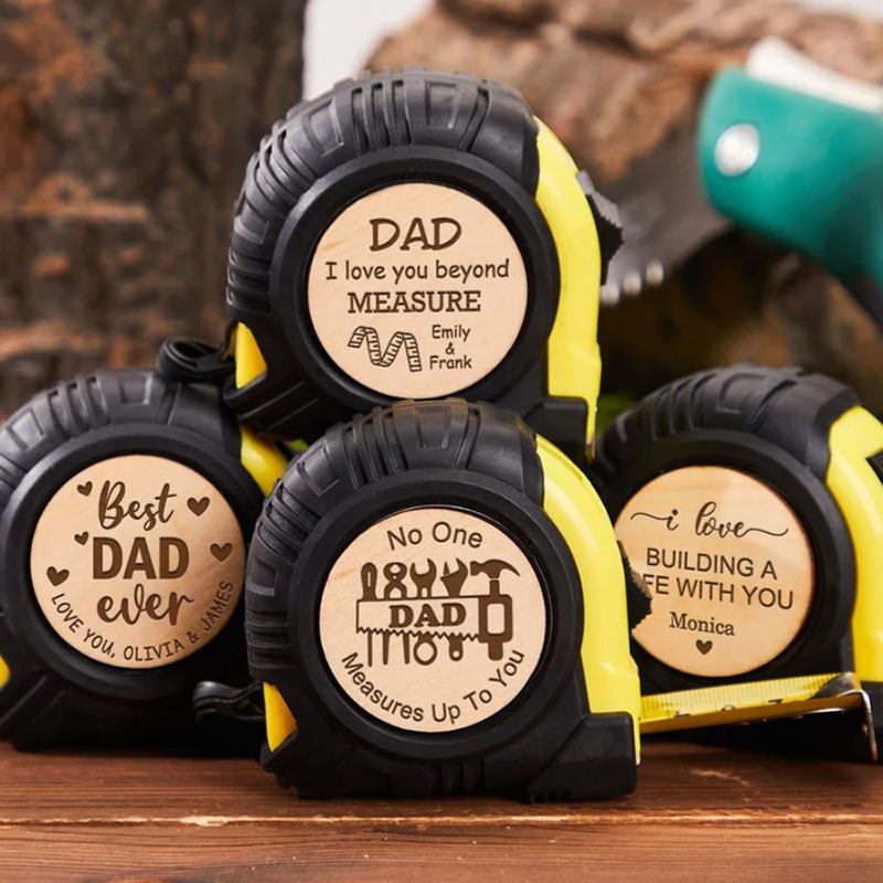 Personalized Engraved Tape Measuring Gift for Dad,Father's Day Gift