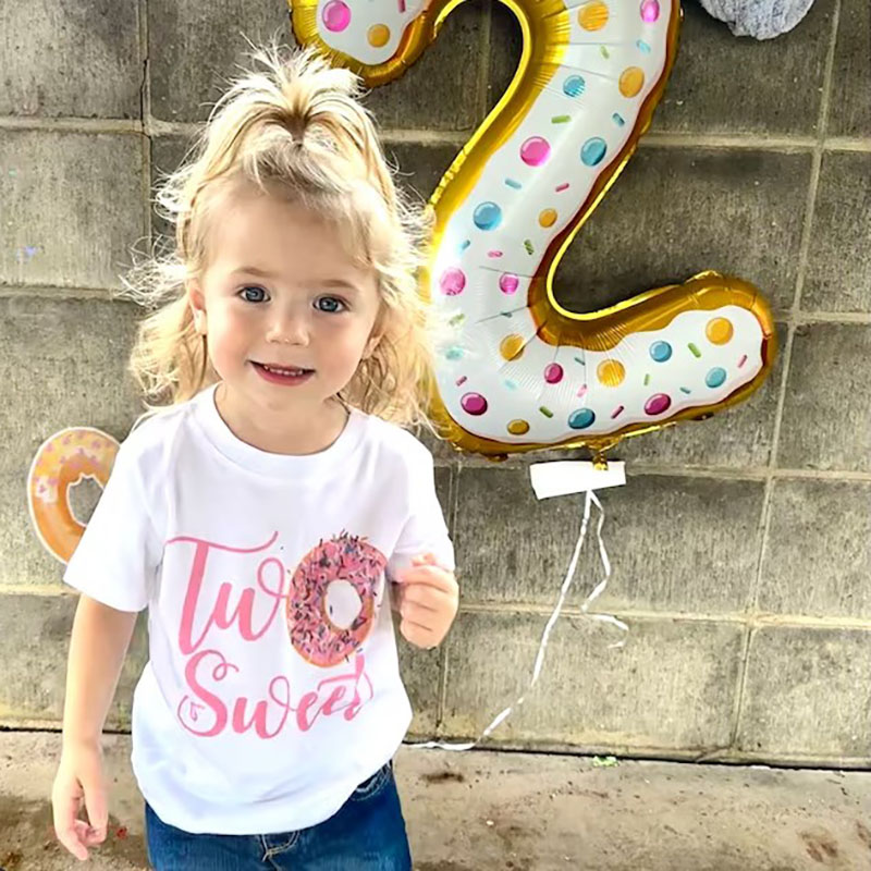 2nd Birthday Two Sweet Donut Youth Shirt