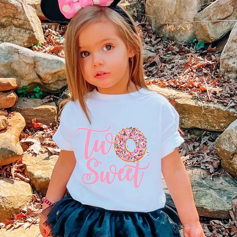 2nd Birthday Two Sweet Donut Youth Shirt