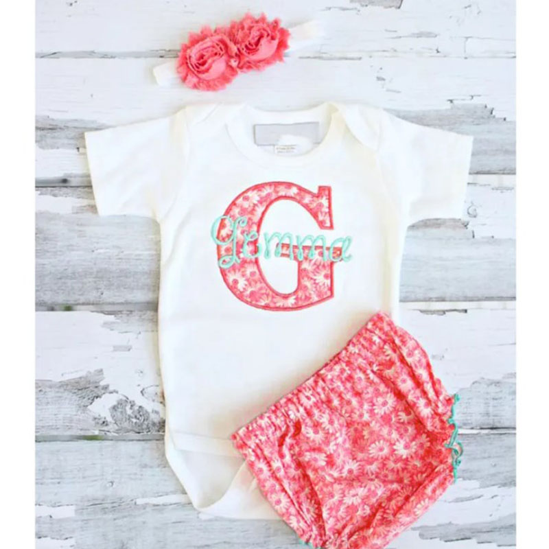 Newborn Hospital Outfit Personalized Baby Girl Clothes