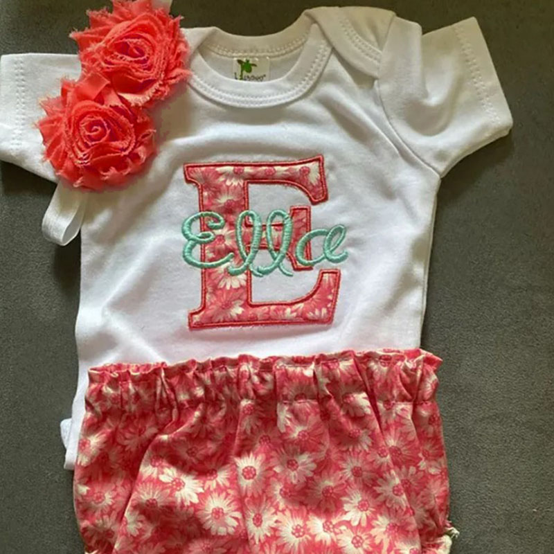 Newborn Hospital Outfit Personalized Baby Girl Clothes