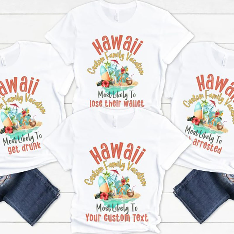 [Baby Bodysuit]Hawaii Family Matching Shirt for Vacation Onesie
