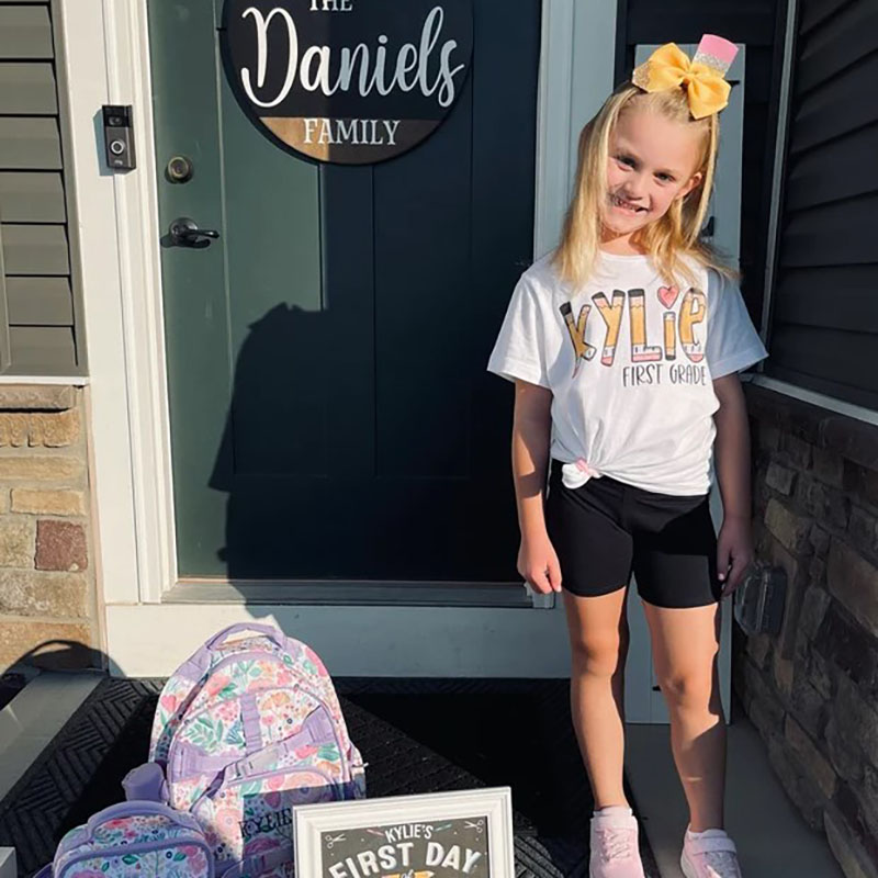 Personalized Back to School Kids Shirt Custom Name