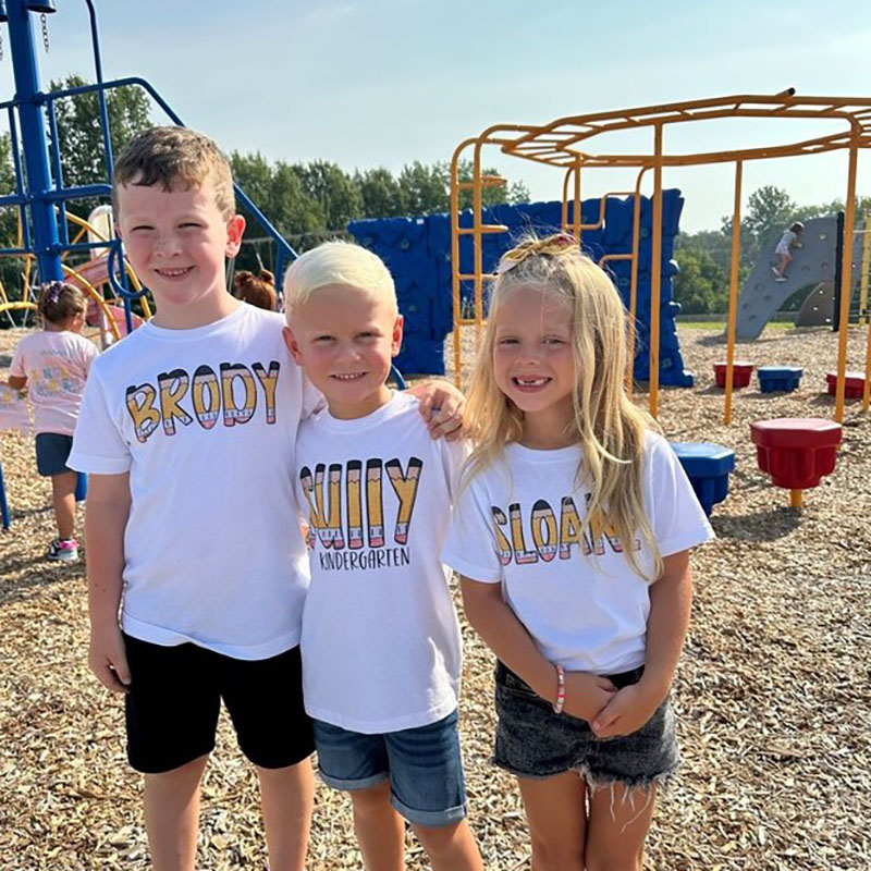 Personalized Back to School Kids Shirt Custom Name