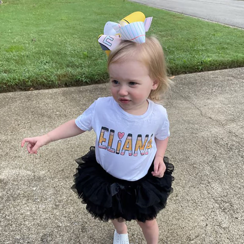 Personalized Back to School Kids Shirt Custom Name