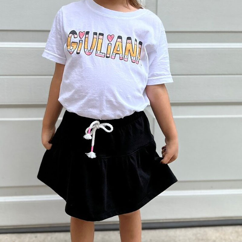 Personalized Back to School Kids Shirt Custom Name