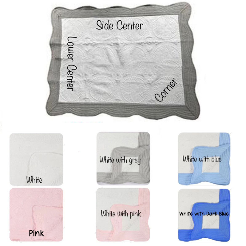 Personalized Baby Quilt Blanket, Monogrammed Baby Quilt Blanket