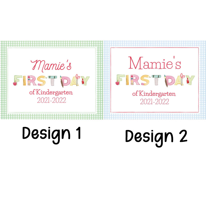 Personalized First/Last Day of School Back to School Gift Box