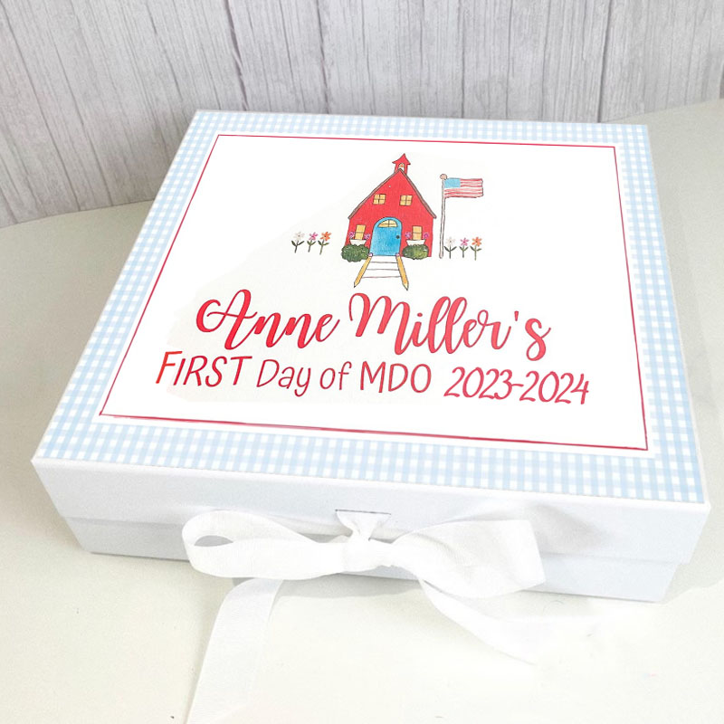 Personalized School Sign Back to School Gift Box