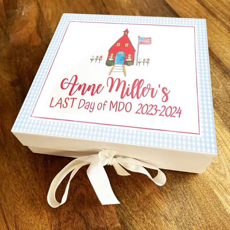 Personalized School Sign Back to School Gift Box