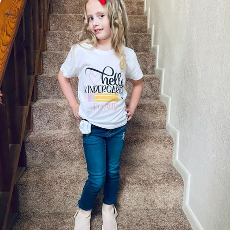 [Youth Shirt / 2-14 Years] Hello Kindergarten First Day Of School T Shirt
