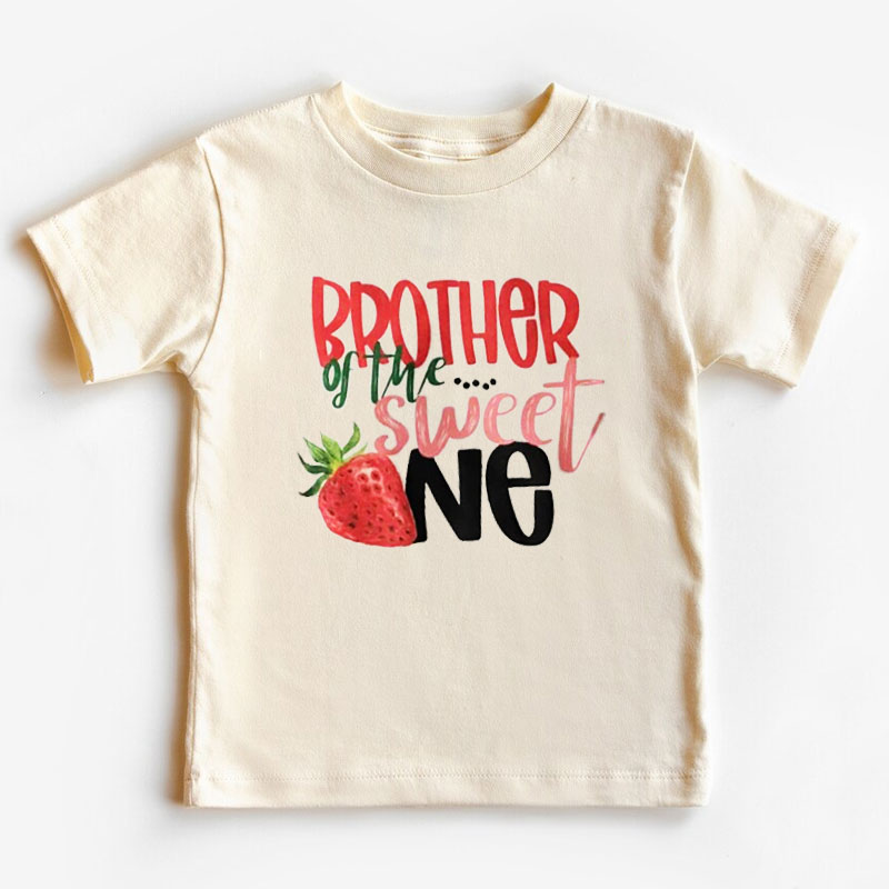 [Youth Shirt / 2-14 Years]Sweet One Strawberry Birthday Youth Shirt