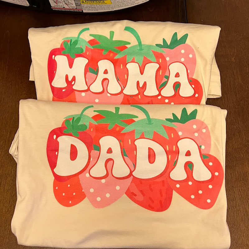 [Adult Tee]Berry First Birthday Family Matching T-shirt