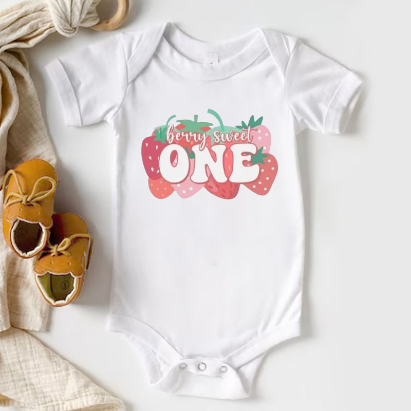 [Baby Bodysuit]1st Birthday Outfit First Birthday Party Onesie