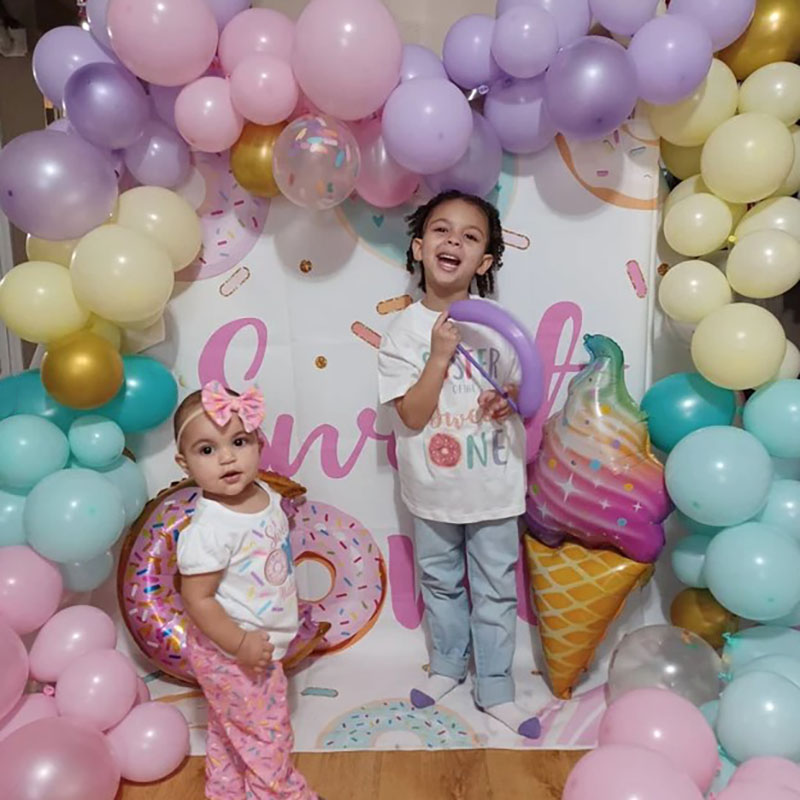 [Youth Shirt / 2-14 Years]Sweet One Donut Girl Youth Shirt