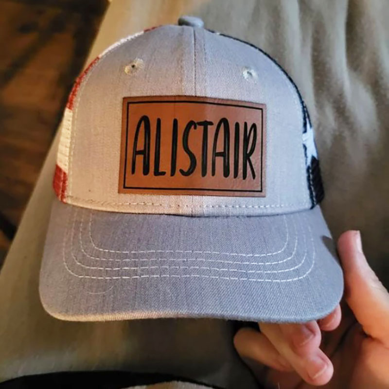 American Name Baby USA Flag Mesh hat