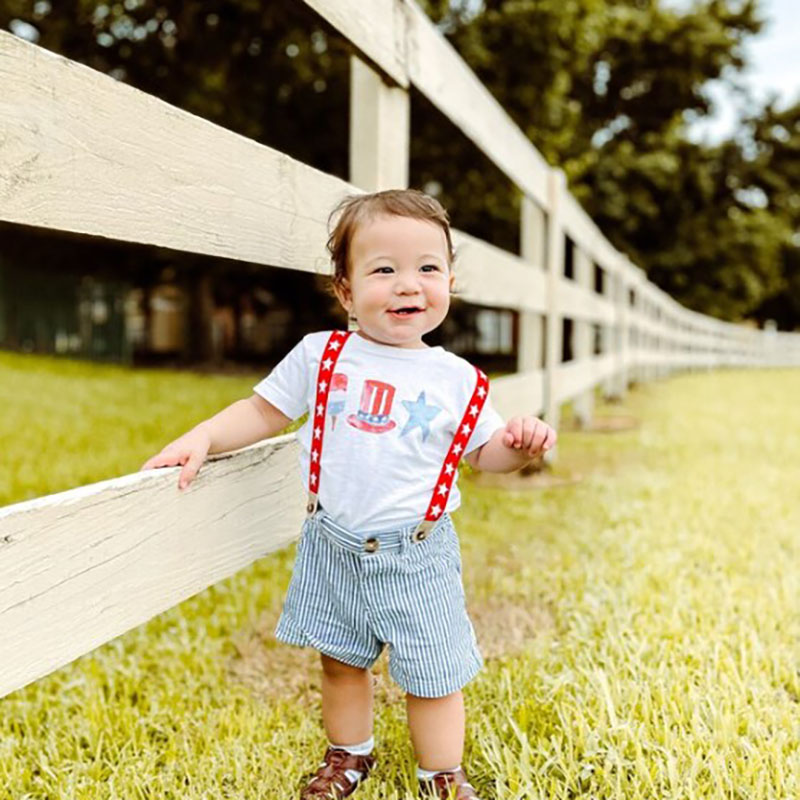 [Youth Shirt / 2-14 Years] Cute Patriotic Name T Shirt